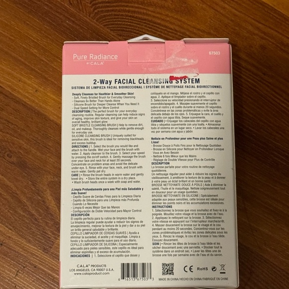 Pink Facial Cleansing 2-in-1 Device - Picture 2 of 4